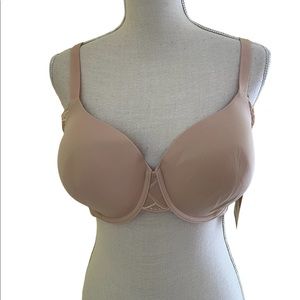 True & Co Beige "Madison" Lace Balconette Full Cup Bra 38D